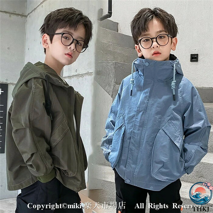 Blousons, Jumpers - 【全品5%ポイント】キッズコート 韓国子供服 子ども服 女の子 男の子 アウター THKJ 防風 春秋 ダウンコート マウンテンパーカー ジャケット 薄手 通学 可愛い