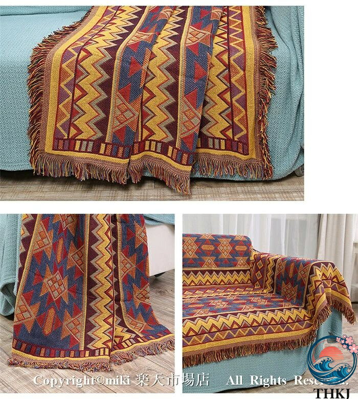 【全品5%ポイント】130cm×180cm 毛布 ニット ブランケット 掛け毛布 大判 かわいい ひざ掛け プレゼント 通年使用 北欧風 ソファカバー おしゃれ 長方形 [3]