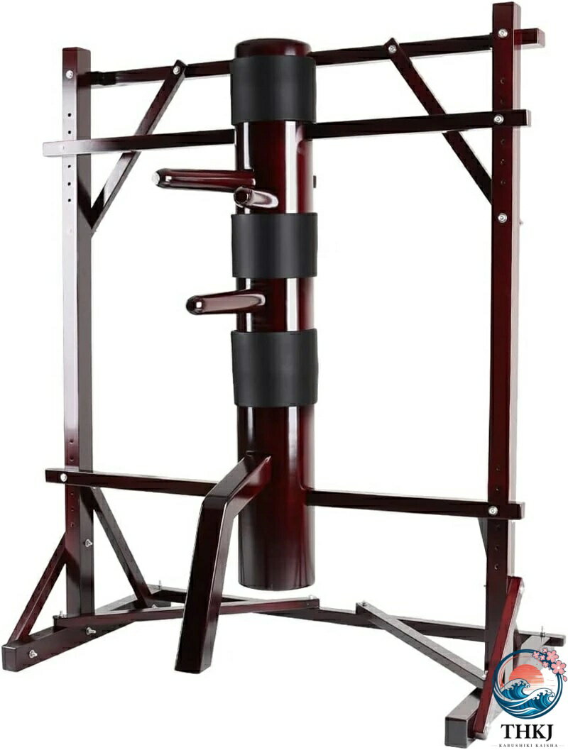 Other - 【全品2点で5%OFF】木人 壁詠春拳杭装置 木製のスプリングアームを備えた武道訓練用ダミー THKJ 屋内ホームカンフートレーナーツール 太極拳練習装置 Dark Red