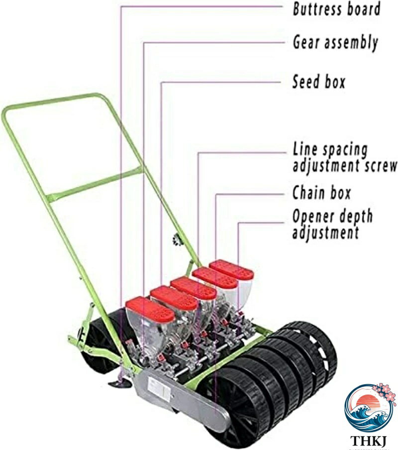 【全品5%ポイント】種まき機 ガーデンシードスプレッダー 手動播種機 THKJ ピーナ...