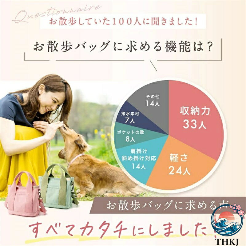 【全品5%ポイント】犬用 お散歩バッグ【全部入る収納力】ショルダーバッグ【大容量...