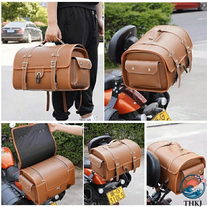 【全品5%ポイント】バイク用リアボックス 大容量 33L バイク リアバッグ ップケー...