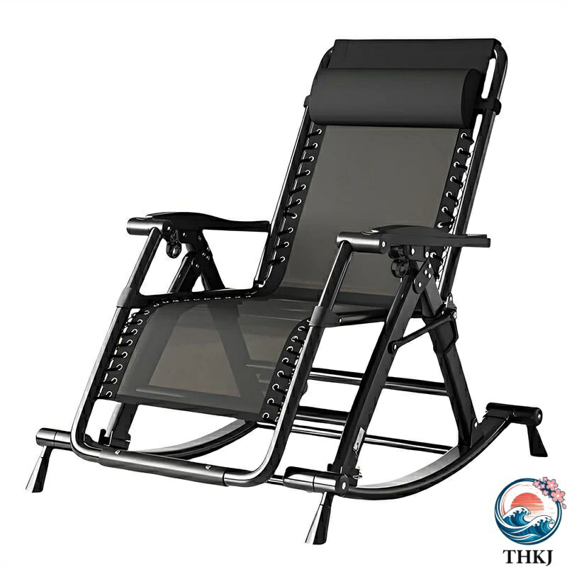 【全品2点で5%OFF】ロッキングチェア 室内 一人掛け 折り畳み 多機能 通気性に 生地 防水 防油 耐荷重250kg ラウンジチェア 調節可能な背もたれ サポート脚付き 折りたたみ式デザイン スペースを節約 簡単にインストールできます