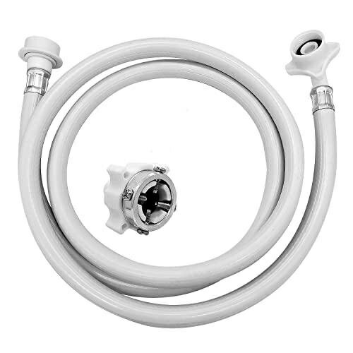 【全品2点で5%OFF】洗濯機給水ホース 4M 全自動洗濯機交換用給水ホース 元口付き 洗濯機給水延長ホース..