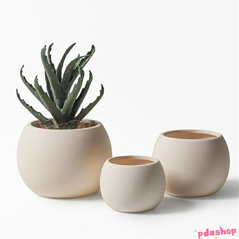 【全品5%ポイント】鉢 植木鉢 陶器鉢 排水穴トレイ付き ミニプランター 北欧風 THK...