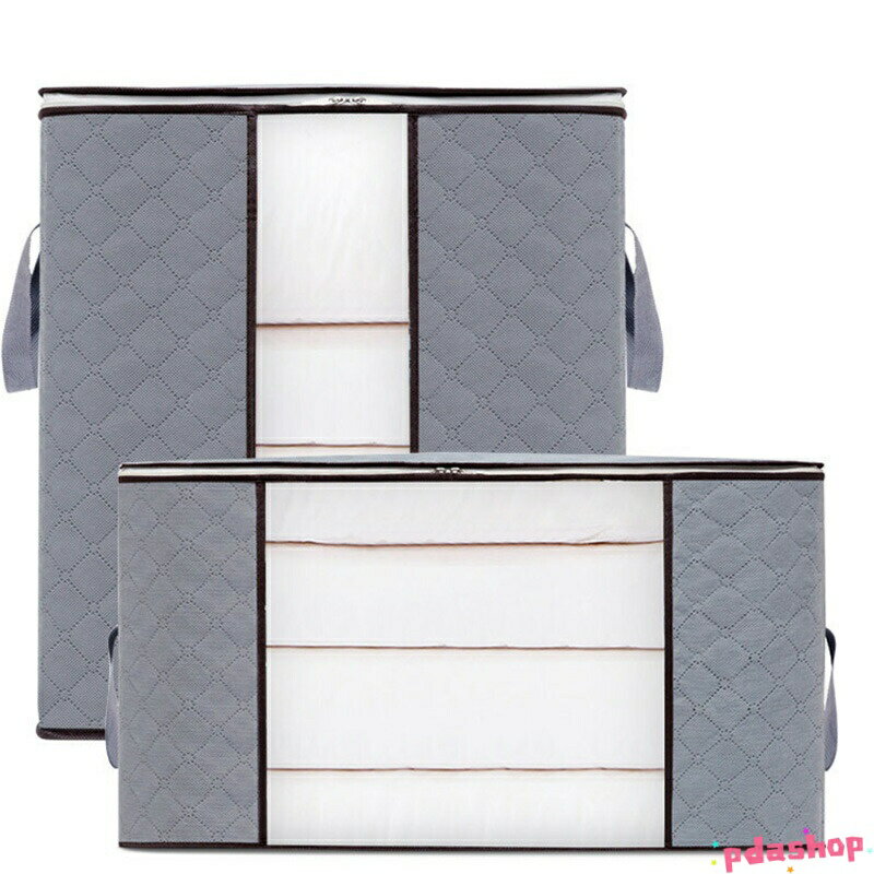 乐天商城 - 【全品5%ポイント】収納ケース 衣類用 防ダニ 不織布 収納袋 収納ボックス 衣装ケース 防臭 防虫 軽い 中身が見える 透明窓付き 布団収納袋 押し入れ