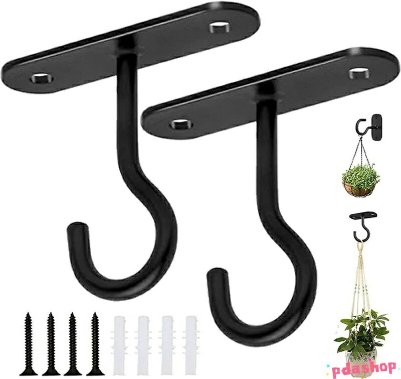 【全品2点で5%OFF】天井 フック 吊り下げ金具 吊りフック 耐荷重約7kg 長さ6.4cm 石膏ボード 壁掛け ピ..