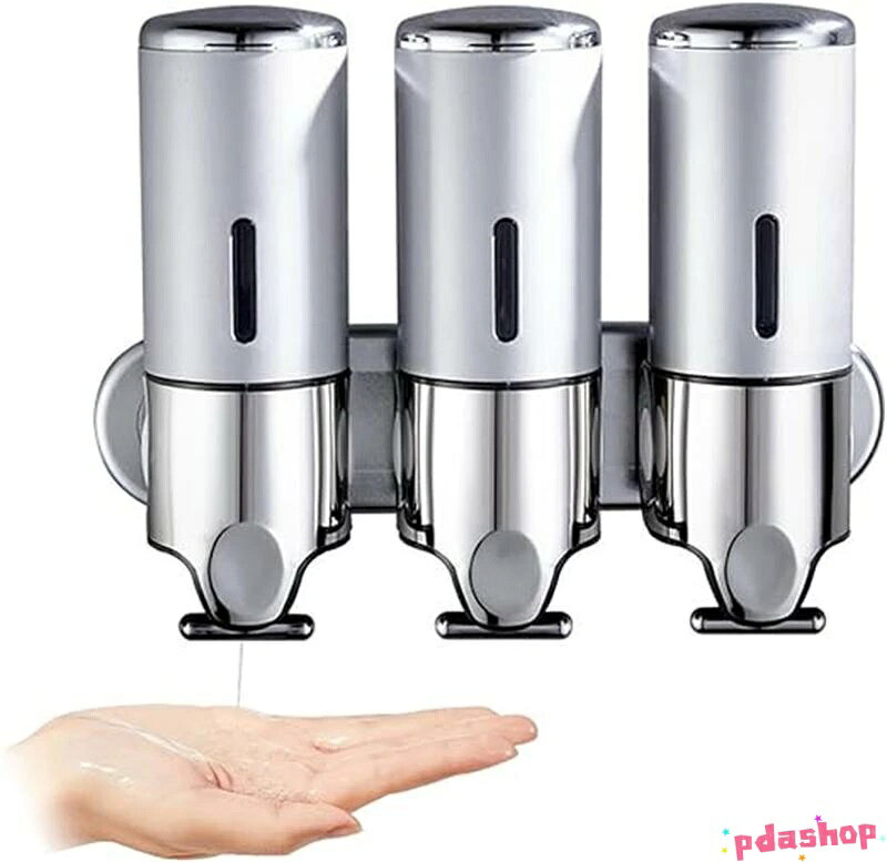 【全品2点で5%OFF】ディスペンサー シャンプーディスペンサー シャンプーボトル THKJ 壁掛け 家庭用 商業用 大容量500ml 人気 おすすめ 便利 使いやすい