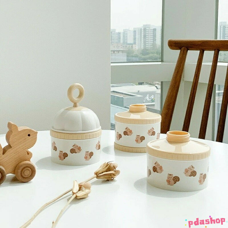 【全品5%ポイント】ベビー ミルクケース 3層ミルクストック 粉ミルク容器 小分け持...