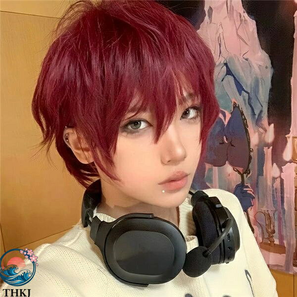 樂天商城 - 【全品5%ポイント】フルウィッグ ショート コスプレ ショートヘア かつら 自然 耐熱ウィッグ 小顔効果