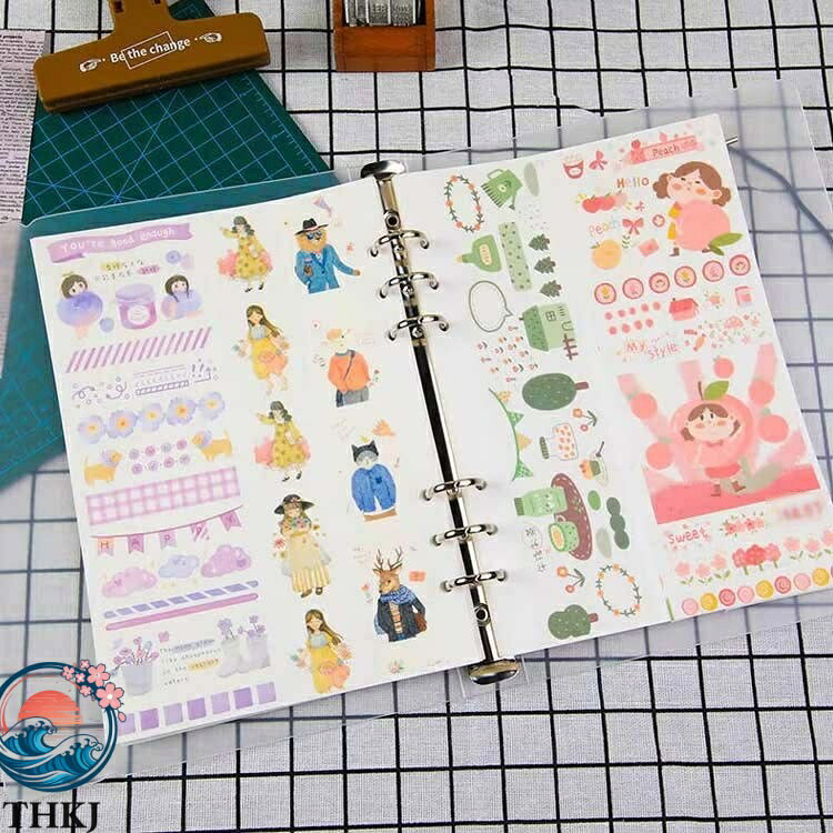 【全品5%ポイント】剥離紙シート シール 大容量 シール帳 片面 50 枚セット シール...