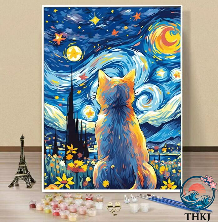 【全品5%ポイント】【送料無料】油絵 セット 数字 油絵 父の日 油絵 絵画 インテリア 油絵風 壁掛け 美術品 数字 塗り絵 大人の 塗り絵 塗り絵 キット セット 風景画 猫 DIY絵 キャンバス 油絵の具 プレゼント 壁デコ 壁装飾 名画 壁飾り ギフト 手作り 母の日 初心者