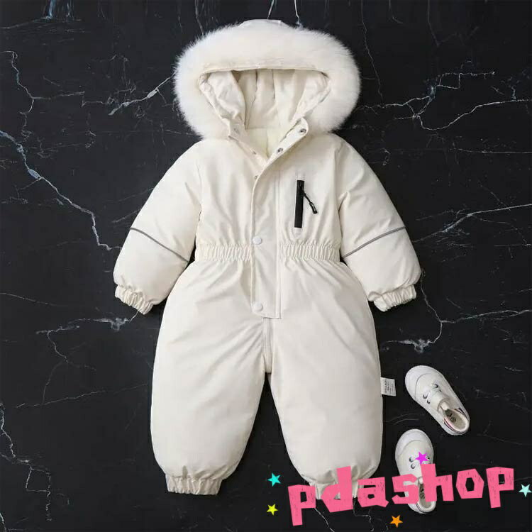 【全品5%ポイント】あったか つなぎ 男の子 ジャケット ジャンプスーツ 120cm 女の...