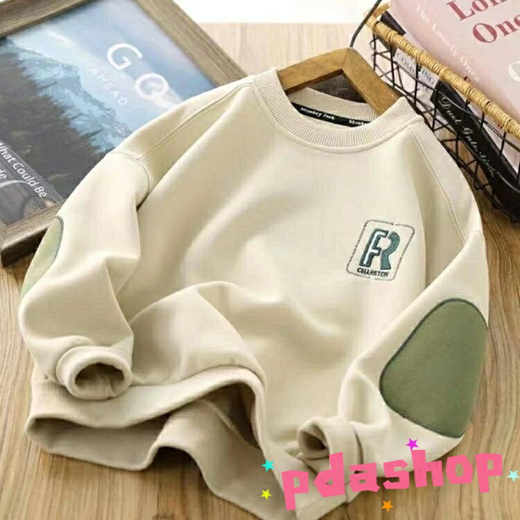 【全品5%ポイント】キッズ トレーナー 子供服 ベビー 男の子 長袖 トップス パーカー スウェット 無地 子とも 長袖トレーナー プルオーバー 丸首 pdashop-10000860 PDA shop サンプル画像2