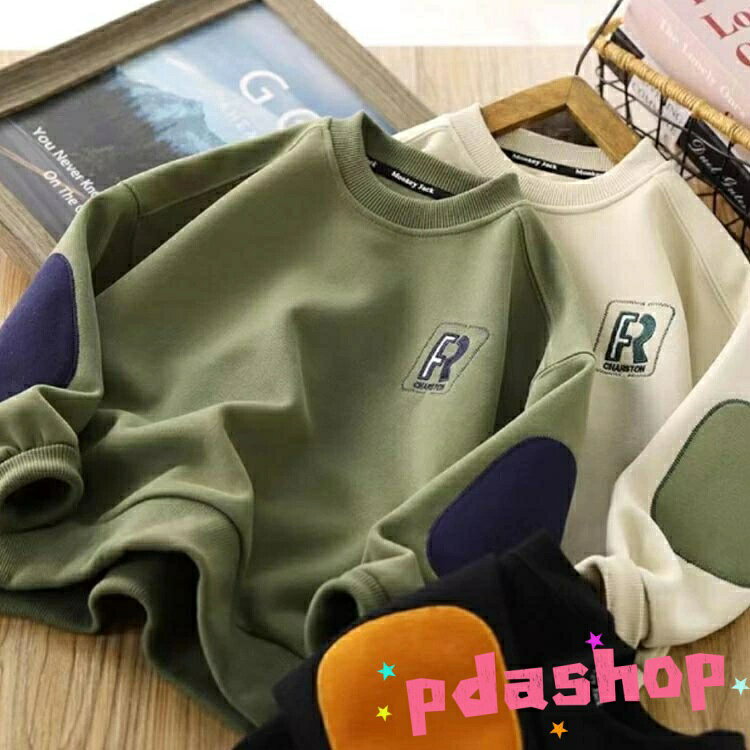 【全品5%ポイント】キッズ トレーナー 子供服 ベビー 男の子 長袖 トップス パーカー スウェット 無地 子とも 長袖トレーナー プルオーバー 丸首 pdashop-10000860 PDA shop サンプル画像3