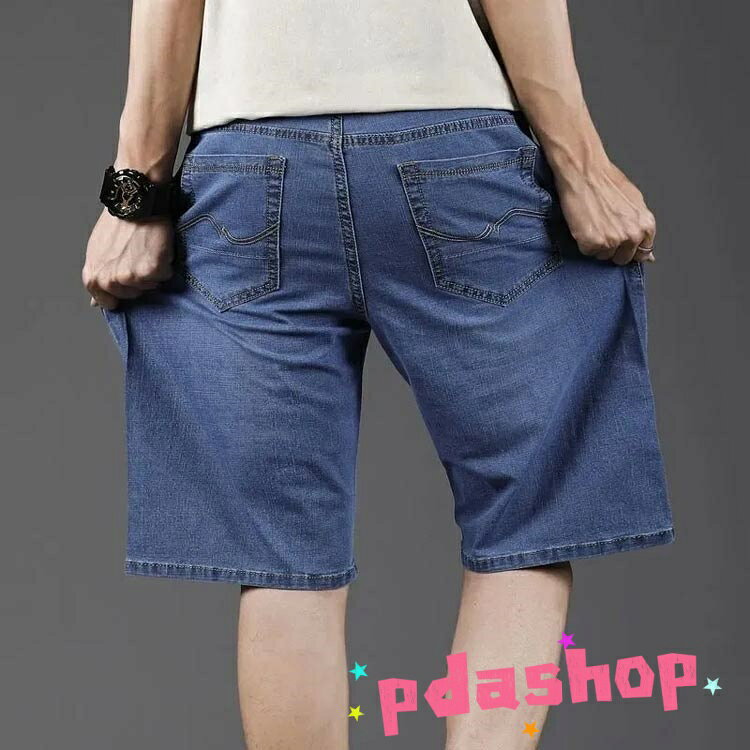 【全品5%ポイント】ショートパンツ メンズ デニム ハーフパンツ ショーツ THKJ 短パン デニムパンツ 膝上 膝丈 ストレッチ イージーパンツ 人気 おすすめ 3