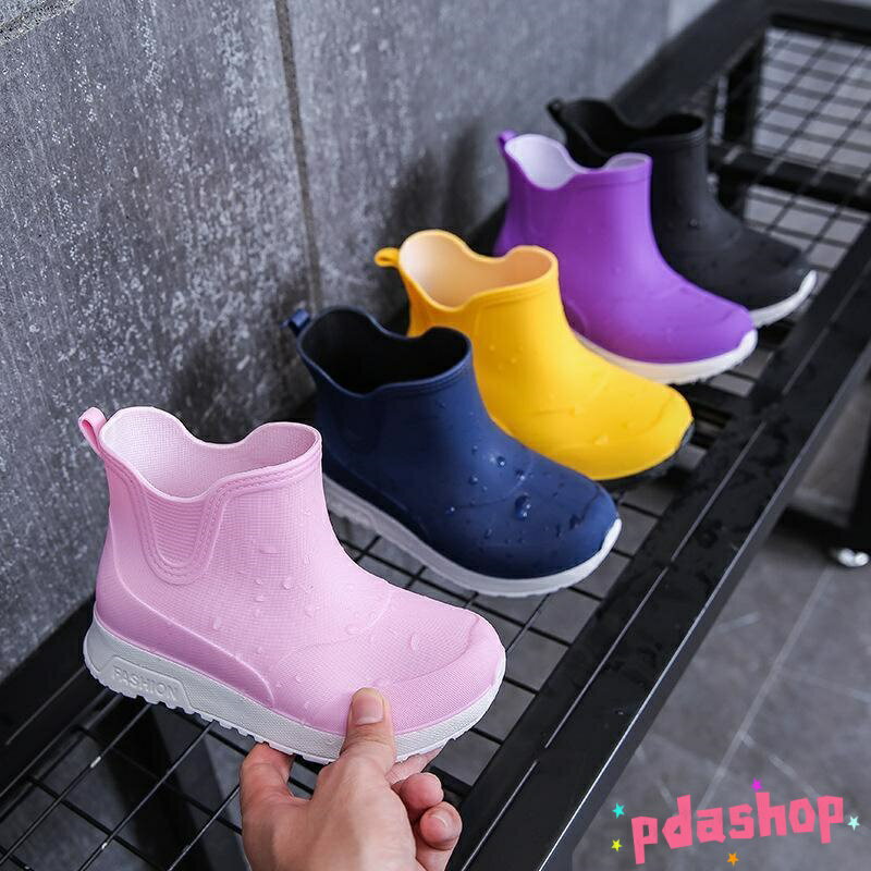 Rakuten - 【全品5%ポイント】レインブーツ 子供 キッズ レインシューズ 雨靴 男の子 THKJ 女の子 アウトドア キャンプ ショート丈 防水 滑り止め 通学 入学 梅雨対策20