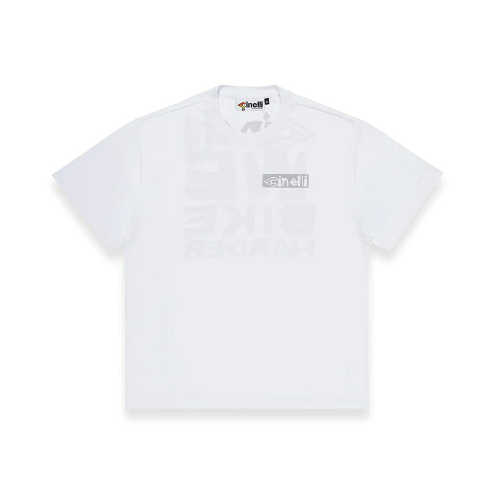 【公式ストア】チネリ WE BIKE HARDER 23 ホワイト Tシャツ ロードバイク 自転車 ...