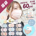 福袋【60パック まとめ買い】【2色セットx60パック】 洗える マスクカバー オーガンジー おしゃれマスク マスキャッチ マスク かわいいマスク きれい 透け...