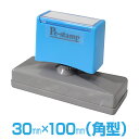 【30mm×100mm】 ピーイースタンプ Peスタンプ 単色 大判 大型 大きい 特大