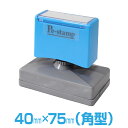 【40mm×75mm】 ピーイースタンプ Peスタンプ 単色 大判 大型 大きい 特大