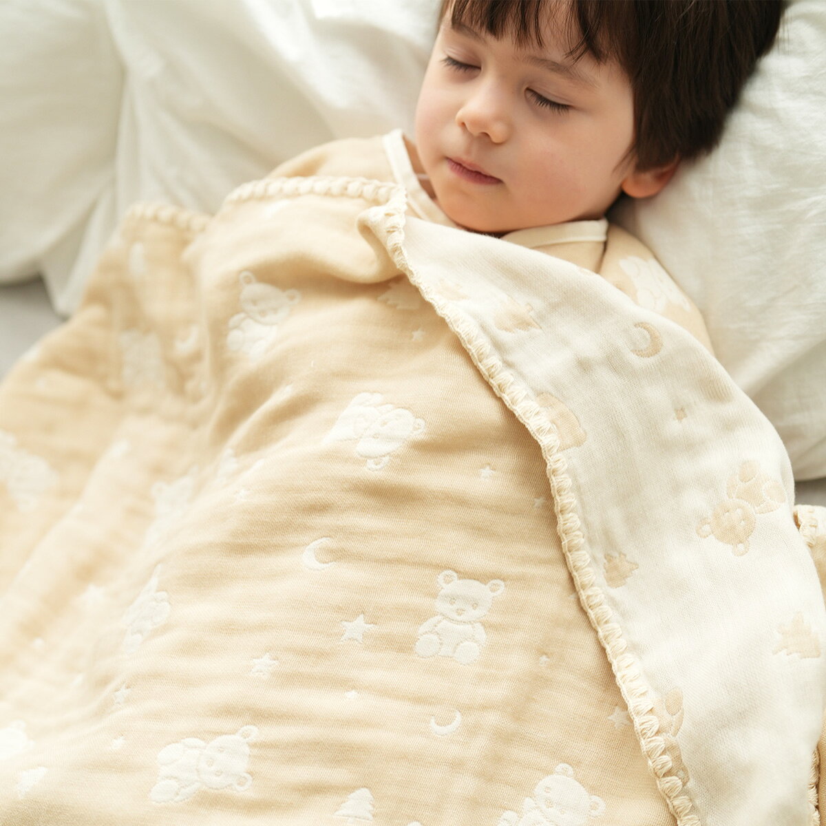Rakuten - 『4重ガーゼの快眠キッズケット』 ガーゼケット キッズ 幼児 綿100% 日本製