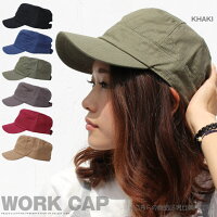 【CAP】DH コットンプレーンワークキャップ 帽子 CAP ベーシックカラー サイズ調整ベルト付き 【男女兼用/メンズ/レディース/夏用/フェス/アウトドア】◇【S/S】【A/W】殿堂