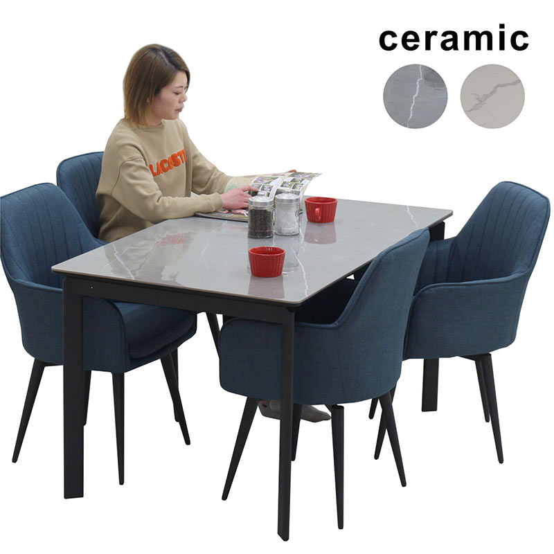 【12/1(月)ワンダフルデー 全品ポイント10倍】セラミック テーブル 5点セット ダイニングセット 大理石..