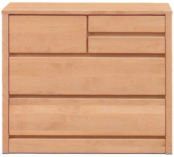 日本製 幅80cm 3段 チェスト タンス ローチェスト 完成品 アルダー材 天然木 無垢 木製 引き出し フルオープンレール付き ナチュラル ダークブラウン 選べる2色 奥行き45cm 高さ68cm 整理たんす 自然オイル塗装 ワンルーム 衣類収納 大川家具 シンプル 送料無料