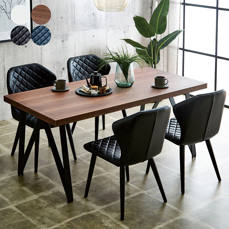 北欧 ダイニングテーブルセット 4人 ダイニングテーブル 160 ダイニングチェア 4脚セット 北欧スタイル..