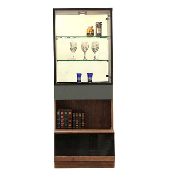 北欧 コレクションケース ガラス 大型 led 飾り棚 ガラス扉付き コレクション 棚 壁面収納 キュリオケース リビング収納 ディスプレイラック テレビ横 収納 開戸収納 オープン収納 引き出し 大容量収納 フォースター 北欧スタイル 高級感 モダン 大川家具【開梱設置無料】