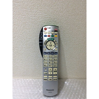 【中古】 テレビ リモコン Panasonic N2QAYB000373 CATVチューナ用リモコンTZ-HDW600F TZ-HDW600FK TZ-HDW600J TZ-HDW600JK TZ-HDW600M TZ-HDW600MK TZ-HDW600P TZ-HDW600PK TZ-HDW610F TZ-HDW610P TZ-HDW610PW TZ-HDW611F TZ-HDW611P TZ-HDW611PW代用可能