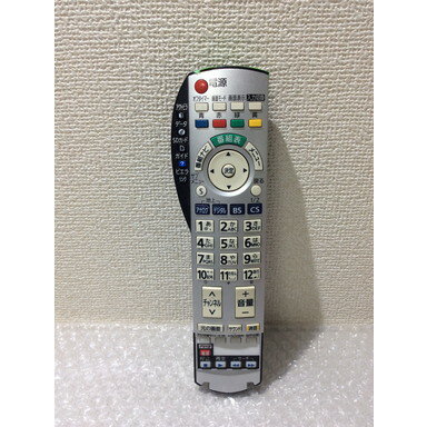 【中古】 テレビ リモコン Panasonic EUR7667Z20 表フタなし【Y6】