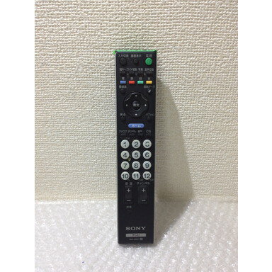 【中古】 テレビ リモコン ソニー RM-JD017 【中古】 テレビ リモコン ソニー RM-JD017