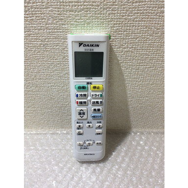 【中古】 エアコン リモコン DAIKIN ARC478A15