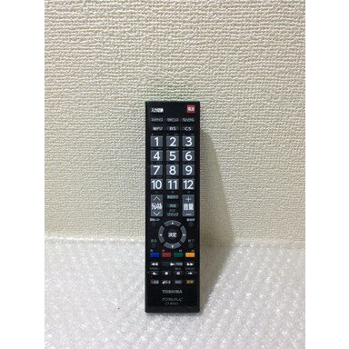 【中古】 テレビ リモコン 東芝 CT-90422