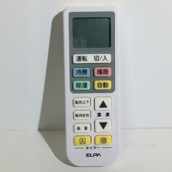 【中古】 エアコン リモコン エルパELPA RC-22AC