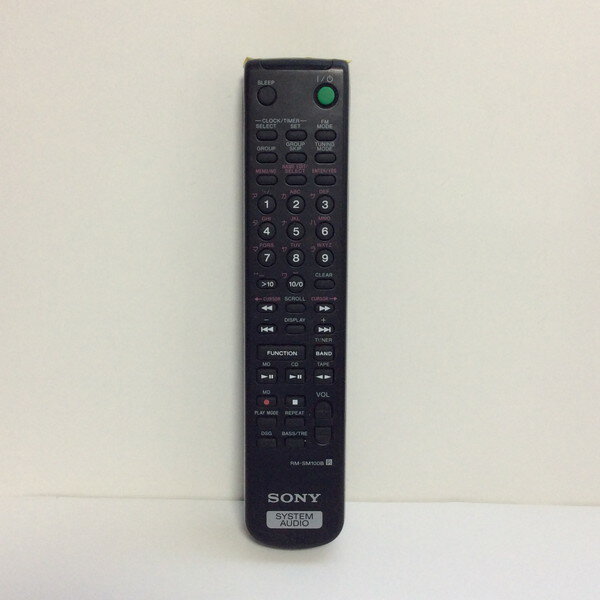 【中古】オーディオ リモコン SONY　ソニー RM-SM100B