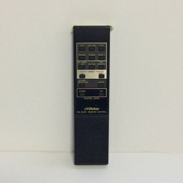 【中古】オーディオ リモコン Victor　ビクター RM-SA511