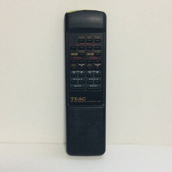 【中古】オーディオ リモコン TEAC ティアック RC-615