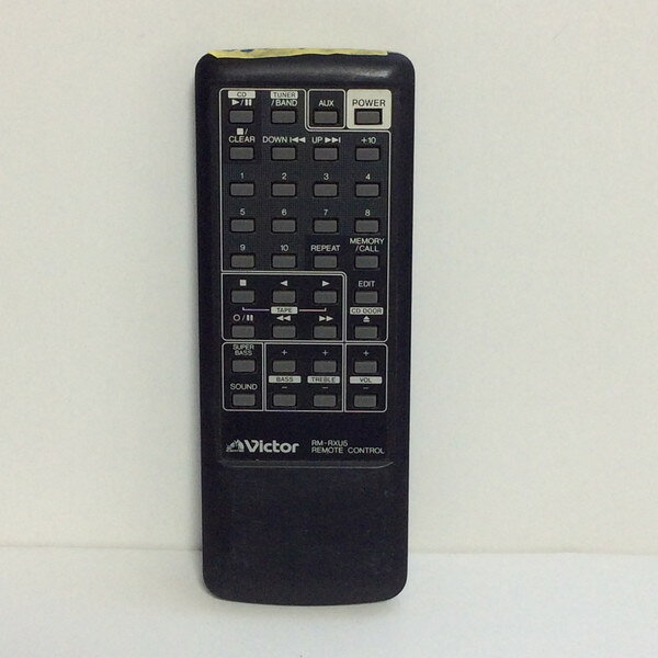 【中古】オーディオ リモコン Victor　ビクター RM-RXU5