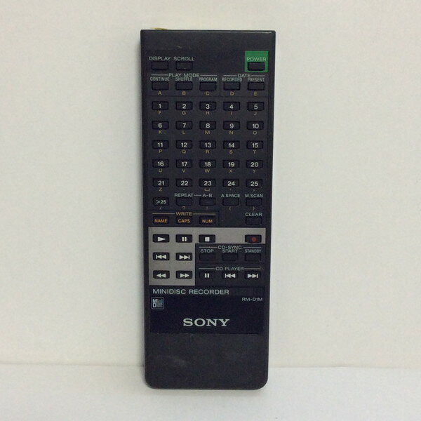 【中古】オーディオ リモコン SONY　ソニー RM-D1M