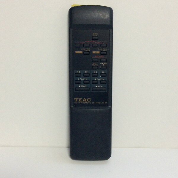 【中古】オーディオ リモコン TEAC ティアック RC-707