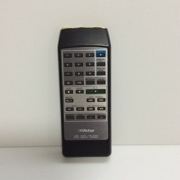 【中古】CDプレイヤー　オーディオ リモコン Victor　ビクター RM-SX505