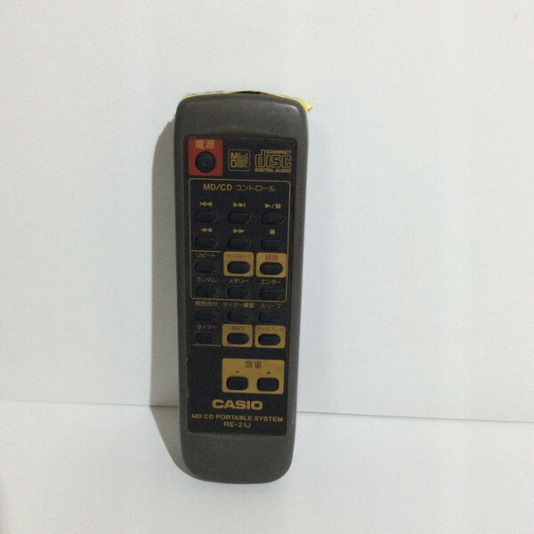 【中古】オーディオ リモコン CASIO RE-21J