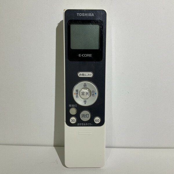 【中古】照明 リモコン 東芝 FRC-206T(KW)N