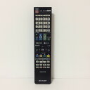【中古】テレビ リモコン SHARP シャープ AQUOS アクオス GA961WJSA