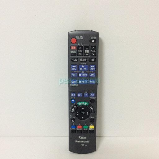 【中古】テレビ BDレコーダー リモコン Panasonic パナソニック N2QAYB000648