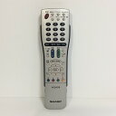 【中古】 テレビ リモコン SHARP シャープ AQUOS アクオス GA410WJSA