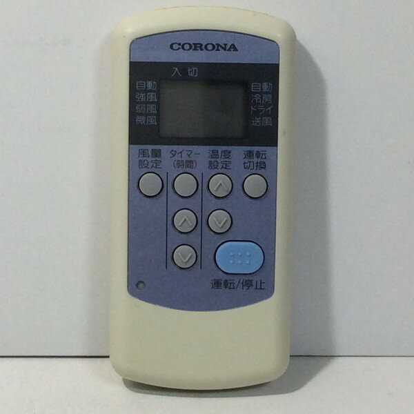 【中古】エアコン リモコン CORONA CW-R